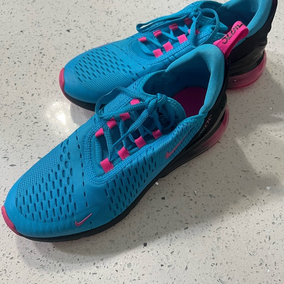 Nike Kids Air Max 270 Sneakers - Teal and Pink - Picture 6 of 6